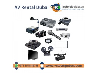 Choose From A Wide Range Of AV Rental Equipment in Dubai?
