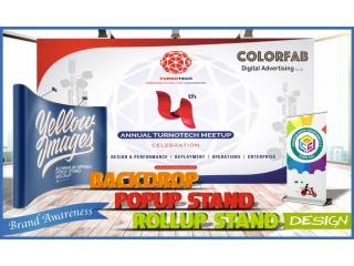 Rollup Stand, Rollup Banner, Rollup Banner Printing, Display Stand Dubai