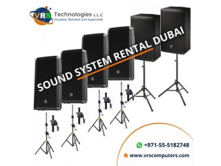 Sound System and Speaker Rental Dubai