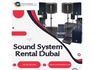Sound System Rental Dubai for Weddings
