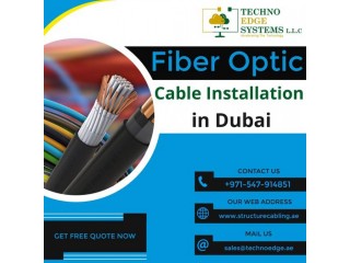 Customized Fiber Optic Cabling Installation in Dubai