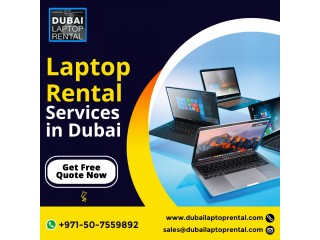 Which Company provides the best Laptop Rental Services in Dubai?