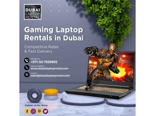 Get Gaming Laptops on Rent in Dubai