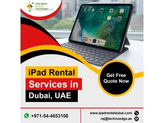 Advanced iPad Rental Providing Company in Dubai