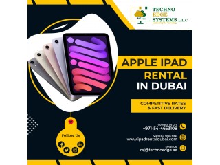 Latest Technology iPad Rental Provider in Dubai