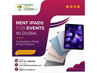 Rent iPads in Dubai from Techno Edge Systems LLC