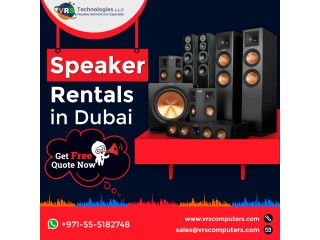 What To Look For Before Considering Speaker Rentals in Dubai?