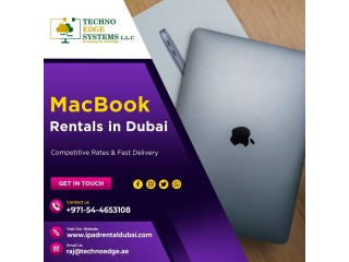 Latest MacBook's on Rent in Dubai at Affordable Prices