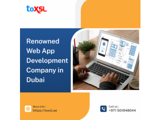 Professional Web App Development Company in Dubai - ToXSL Technologies