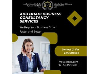 Get Best Abu Dhabi Business Consultancy Services