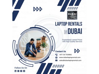 Get Laptops for Rent in Dubai UAE