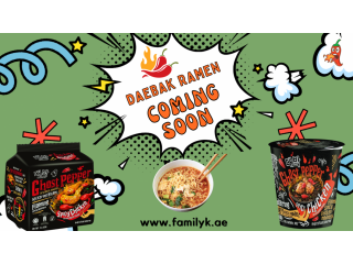 Coming soon spicy Korean halal noodles