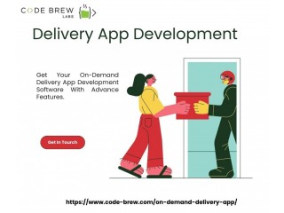 Make Delivery App By No.1 Delivery App Development Company | Code Brew Labs