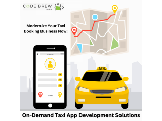 Top Leading Taxi App Development Company - Code Brew Labs