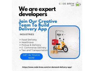 Make Delivery App To Boost Your Business Growth | Code Brew Labs