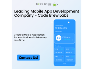 Superior Mobile App Development Company Dubai - Code Brew Labs