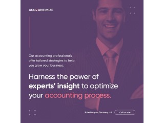Harness the power of expert's insight to optimize your accounting process