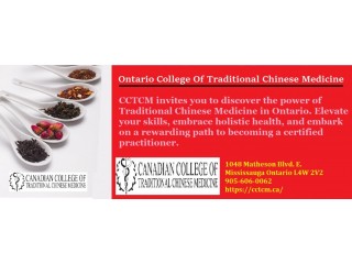 Ontario College Of Traditional Chinese Medicine | CCTCM
