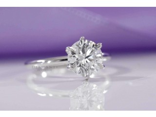 1.50 carat Round Aterna Solitaire Engagement Ring