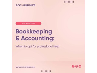 Bookkeeping & Accounting: When to opt for professional help