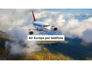 ¿Cómo puedo contactar a Air Europa por teléfono?