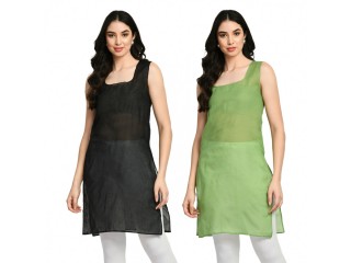 Soft & Breathable Sameez Combo Cotton Camisole for Women at Rs.499/-