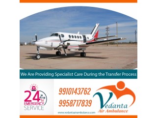 Get Air Ambulance Service in Silchar by Vedanta with Experienced Medical Team