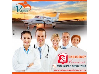 Select Air Ambulance Service in Shimla by Vedanta with Fastest Patient Transport