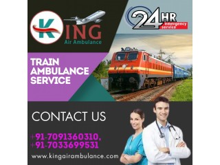 Hire King Train Ambulance Service in Kolkata with Safe Mode of Transportation