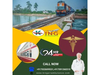 King Train Ambulance Service in Delhi with a Well-Responsible Medical Team