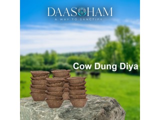 Diya From Cow Dung