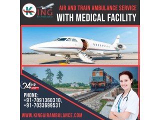 King Train Ambulance Service in Ranchi with an Advanced Medical Team
