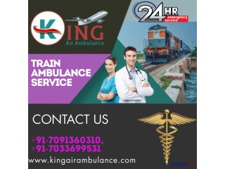King Train Ambulance Service in Raipur with Hi-Tech Medical Equipment