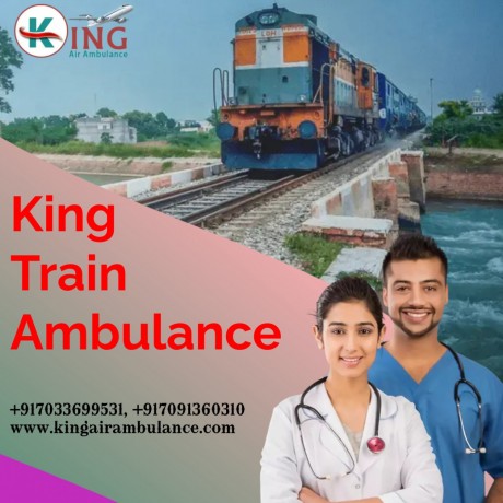 king-train-ambulance-service-in-varanasi-with-emergency-medical-equipment-big-0