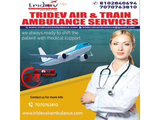 Tridev Air Ambulance in Ranchi - The Best Arrangement for Medically Needed Persons