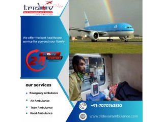 Tridev Air Ambulance in Kolkata - 24/7*365 Days for Patients