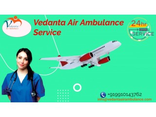 Hire Air Ambulance Service in Jammu by Vedanta with World Class Medical Facilities