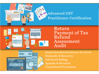 Goods & Services Tax (GST) Course, Online GST Certification by SLA Institute, Delhi, Laxmi Nagar, 100% Job in MNC,