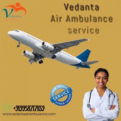 gain-air-ambulance-service-in-shilong-by-vedanta-with-professional-md-doctors-big-0
