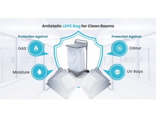 Clear LDPE Cleanroom Bag for Clean Packaging