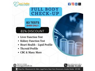 Full body checkup in Delhi / UniQ Pathlab