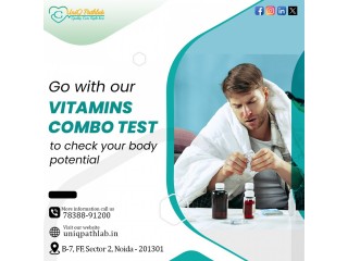 Vitamins test in Delhi / UniQ Pathlab