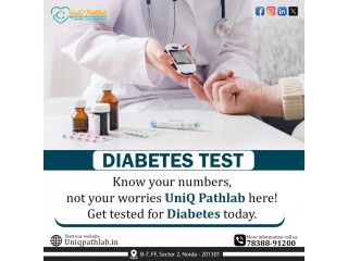 Diabetes test in Delhi / UniQ Pathlab