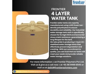 Water Storage Tanks | Industrial Water Storage Tank - Frontier Polymers