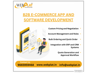 B2B App and Software Product Development In India | Webplat Technologies