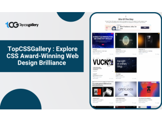 Explore CSS Award-Winning Web Design Brilliance at Top CSS Gallery