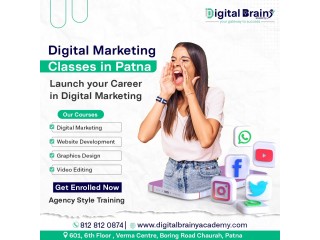 Get Enrolled Digital Marketing Classes in Patna with Digital Brainy Academy to Learn Skills