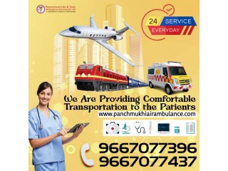 Use Panchmukhi Air Ambulance Services in Shillong with Highly Secured Medical Setup