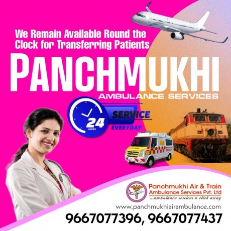 take-panchmukhi-air-ambulance-services-in-raipur-with-unique-medical-support-big-0