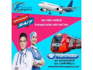 Falcon Train Ambulance in Guwahati is operational for the Betterment of the Patients